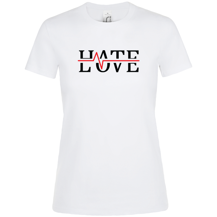 Pamučna majica u veličinama – Hate Love – trgovinaivana.eu