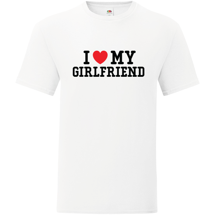 M/Ž) – Pamučna majica u veličinama – I love my girlfriend / boyfriend –